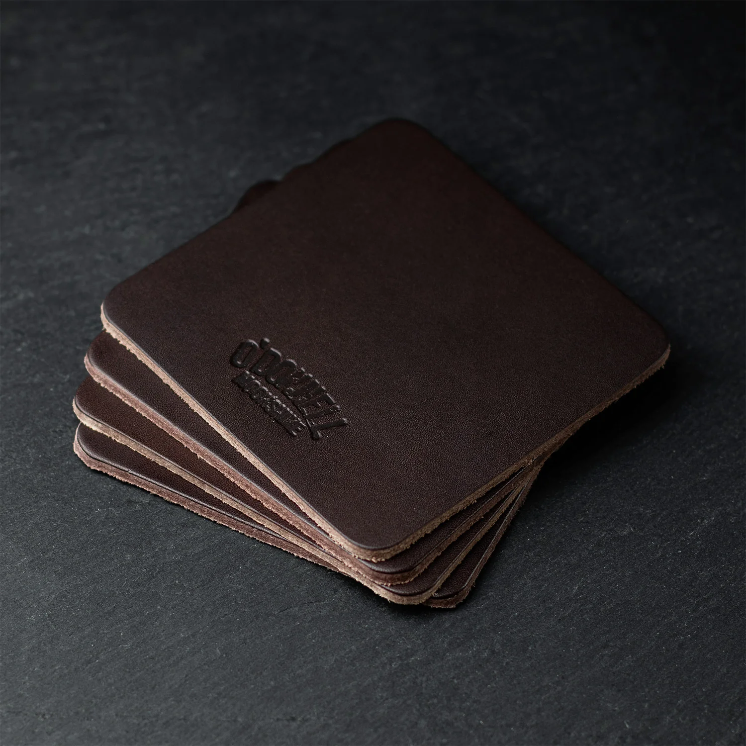 Leder-Coaster Set (4 Stück) - Image 4