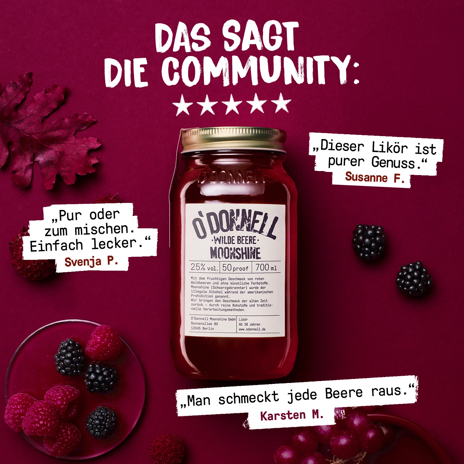 Wilde Beere Likör - 25% vol. - Image 4